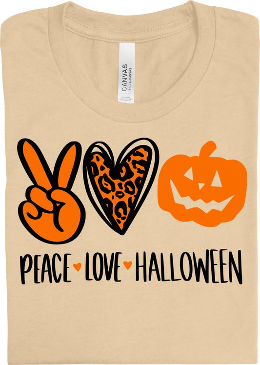 Peace Love Halloween DTF Transfer